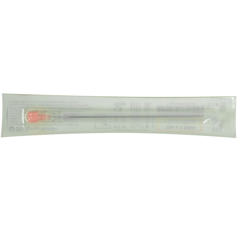 Ago spinale BD 18G - 1,2x90 mm - rosa - Conf.25 pz. Ago spinale BD 18G - 1,2x90 mm - rosa - Conf.25 pz.