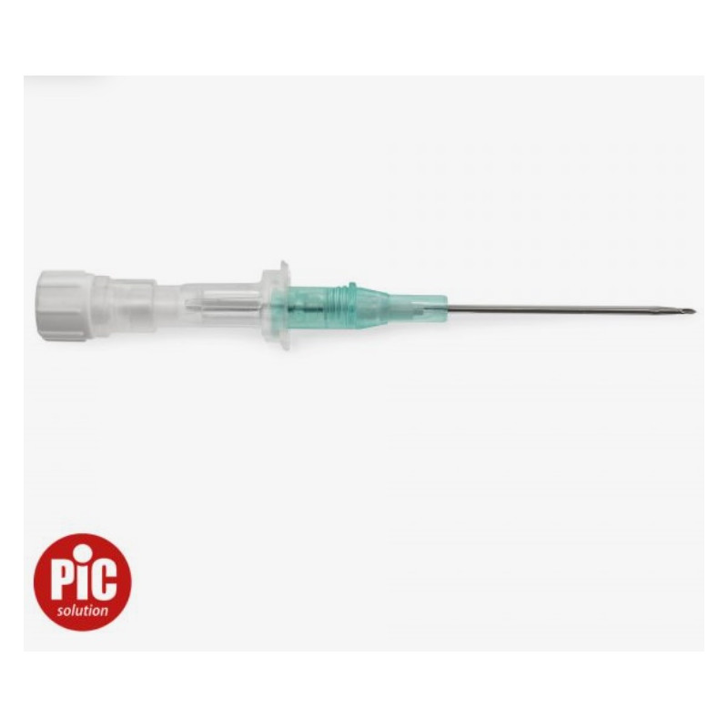 VENOPIC 1 Ago catetere di sicurezza 1 via in PUR G14X45 S/ALI – 50 pz VENOPIC 1 Ago catetere di sicurezza 1 via in PUR G14X45 S/ALI – 50 pz