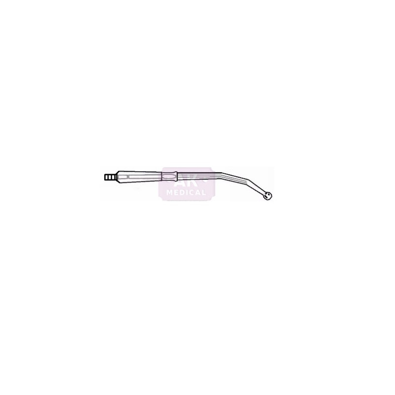 Cannula Yankauer per aspirazione chirurgica sterile con punta a bulbo ergonomica, senza controllo del vuoto Cannula Yankauer per aspirazione chirurgica sterile con punta a bulbo ergonomica, senza controllo del vuoto
