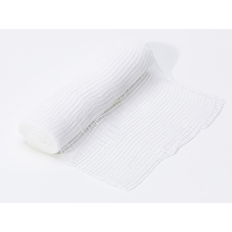 BENDE DI GARZA 5 m x 10 cm - conf. 100 pz. BENDE DI GARZA 5 m x 10 cm - conf. 100 pz.