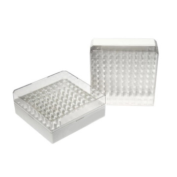 CryoGen® Box da 100 posti per provette colore rosso CF/5