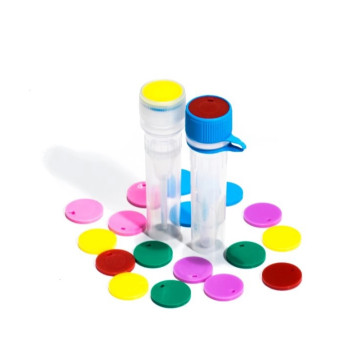 Dischetto per tappo a vite verde per microprovette tappo a vite conf. 1000 pz