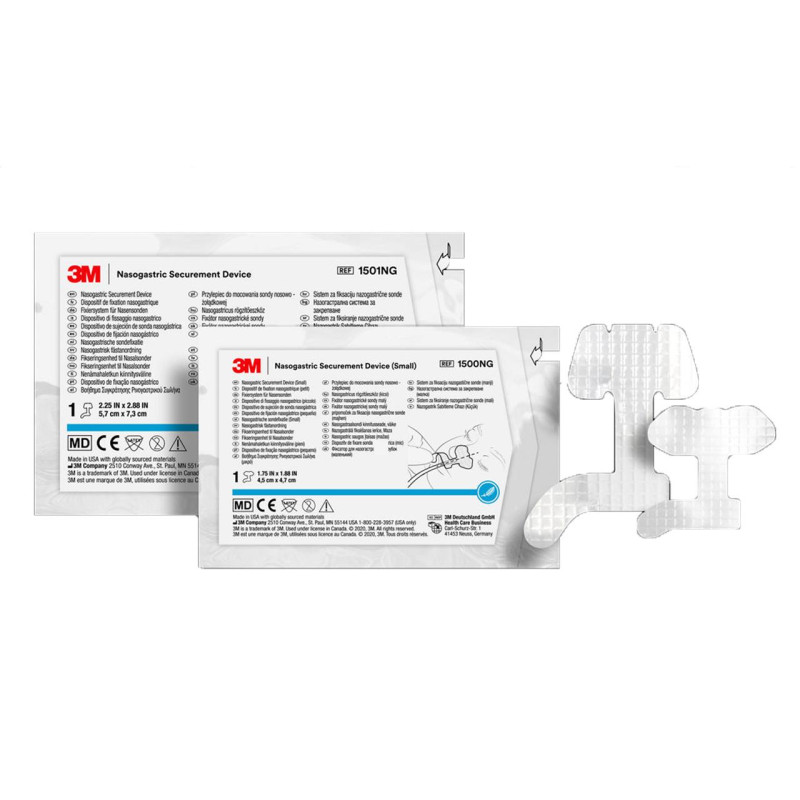 3M™ Nasogastric 1500NG Medicazione trasparente per sondino nasogastrico - piccolo - conf.50 pz. 3M™ Nasogastric 1500NG Medicazione trasparente per sondino nasogastrico - piccolo - conf.50 pz.