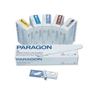 BISTURI PARAGON N.11 - monouso sterili CF/10