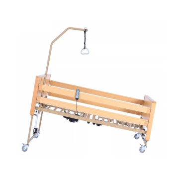 Letto degenza a 4 snodi elettricoad altezza variabile 84-125 cm - su ruote