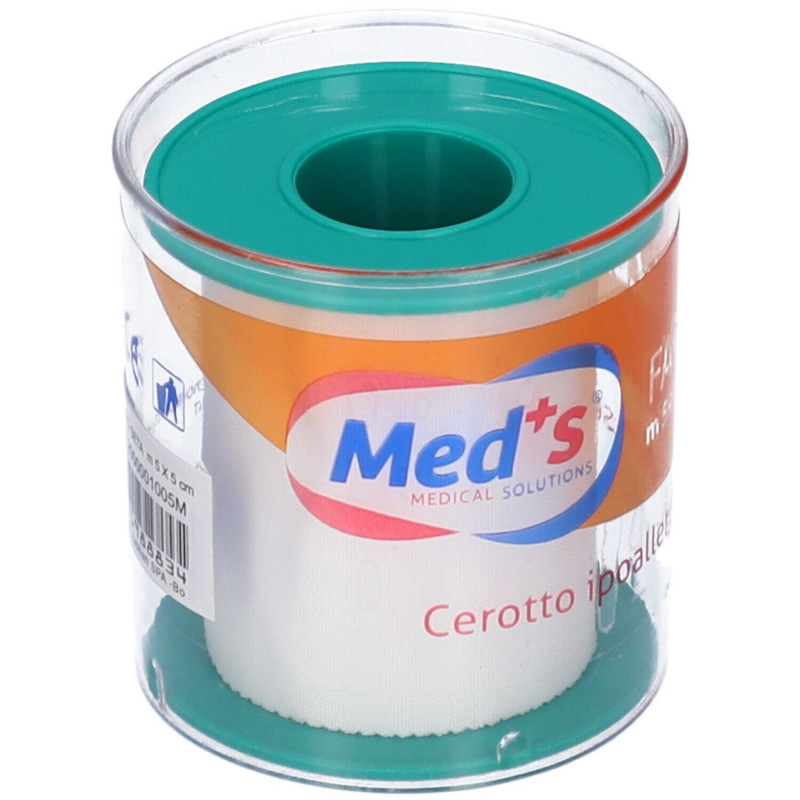 Med's Farmacerotto Ipoallergenico Seta - m 5x5 cm con coprirocchetto - 1 pz. Med's Farmacerotto Ipoallergenico Seta - m 5x5 cm con coprirocchetto - 1 pz.