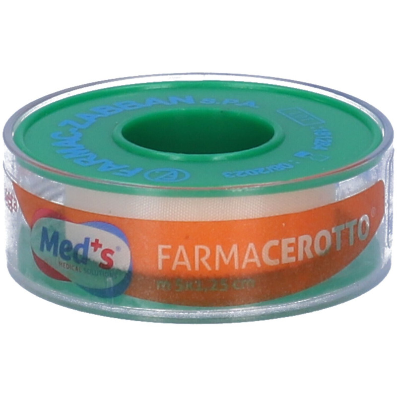 Med's Farmacerotto Ipoallergenico Seta - m 5x1,25 cm con coprirocchetto - 1 pz. Med's Farmacerotto Ipoallergenico Seta - m 5x1,25 cm con coprirocchetto - 1 pz.