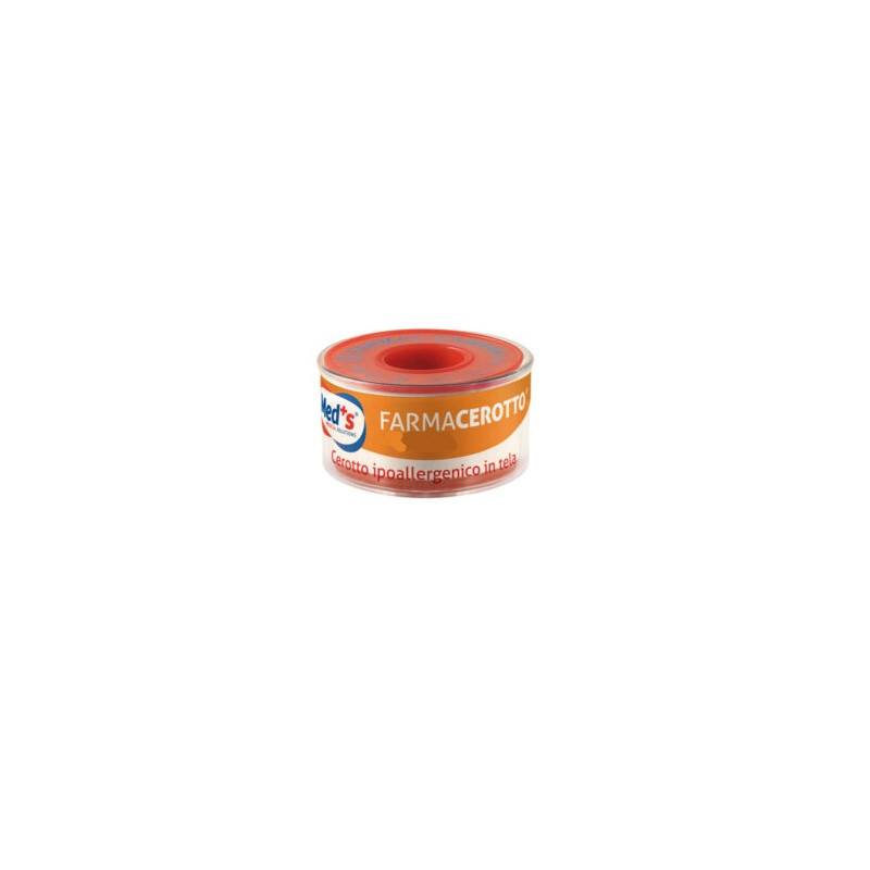 Med's Farmacerotto Ipoallergenico in Tela - m 5x1,25 cm con coprirocchetto - 1 pz. Med's Farmacerotto Ipoallergenico in Tela - m 5x1,25 cm con coprirocchetto - 1 pz.