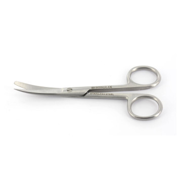 Forbice curva punte alterne - 16 cm - 1 pz.