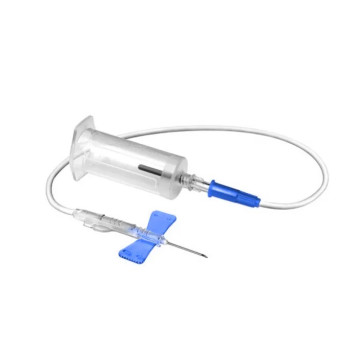 Aghi a farfalla di sicurezza VacuMirage Smartsafe G23 con adattatore Luer + camicia - tubo 18 cm - conf.25 pz.