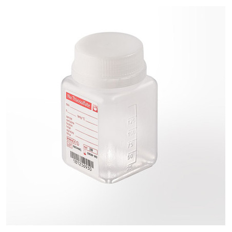 Bottiglia acque PP sterile 125 ml con tiosolfato CF/350