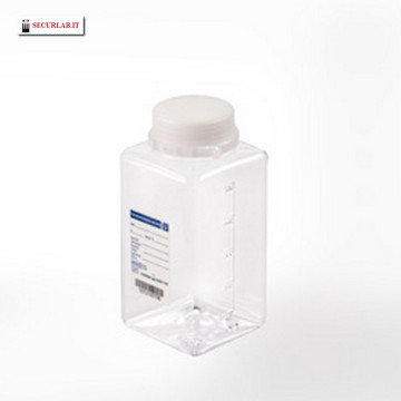 Bottiglie per campionamento acque in PET sterile - 500 ml senza tiosolfato - Conf.120 pz.