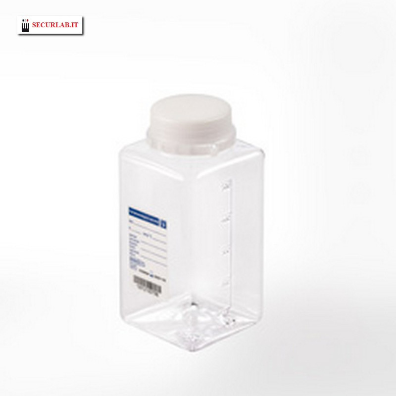 Bottiglia acque PP sterile 500 ml senza tiosolfato per campionamento acque - Conf.120 pz.