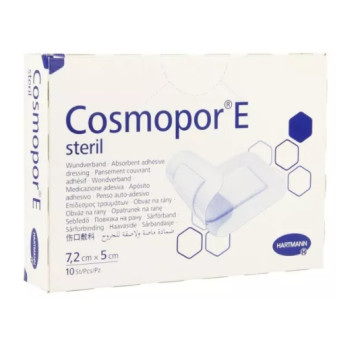 Medicazione post-chirurgica in TNT sterile Cosmopor E - 7,2 × 5 cm - conf.10 pz.