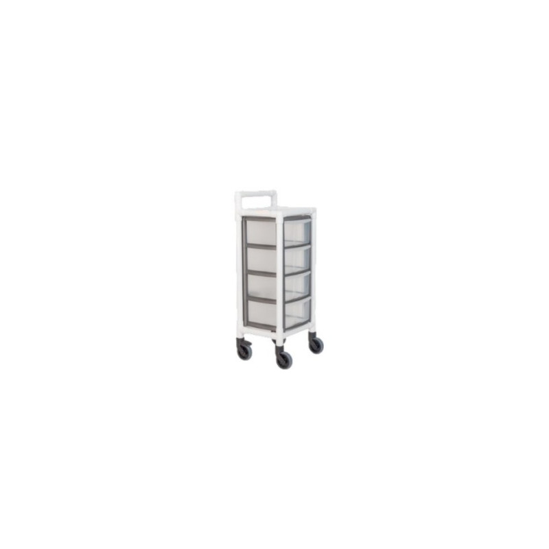 Carrello Amagnetico cassettiera grande 4 cassetti MR Safe Carrello Amagnetico cassettiera grande 4 cassetti MR Safe