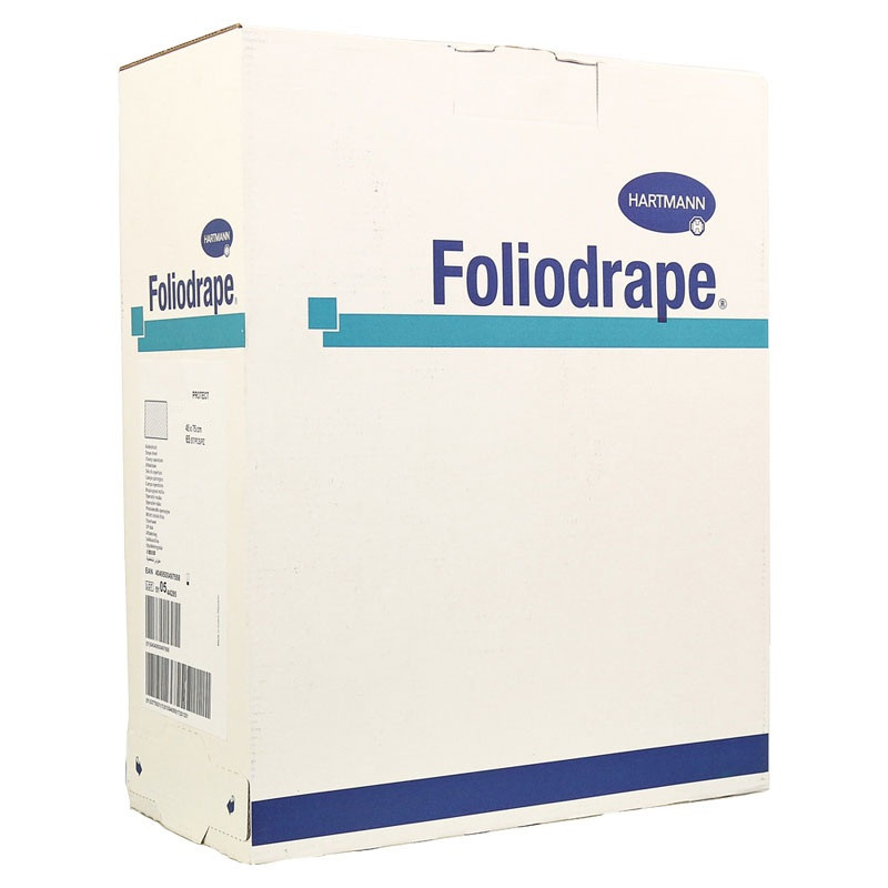 Telino chirugico sterile adesivo Foliodrape Protect con foro Ø 10 cm - 75 × 90 cm - 1 pz. Telino chirugico sterile adesivo Foliodrape Protect con foro Ø 10 cm - 75 × 90 cm - 1 pz.