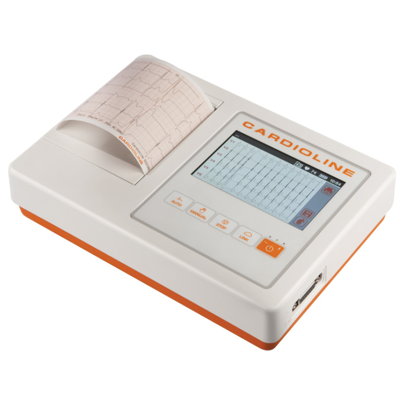 Cardioline ECG100L a 12 derivazioni e3/6 canali - Schermo a colori touch da 5" Cardioline ECG100L a 12 derivazioni e3/6 canali - Schermo a colori touch da 5"