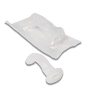 Cannula di Guedel sterile (CAL.2) bianca - lungh.70 mm - conf.singola sterile
