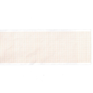 Carta Termica per ECG in rotolo - griglia arancio 80mm x 20mt CF/10