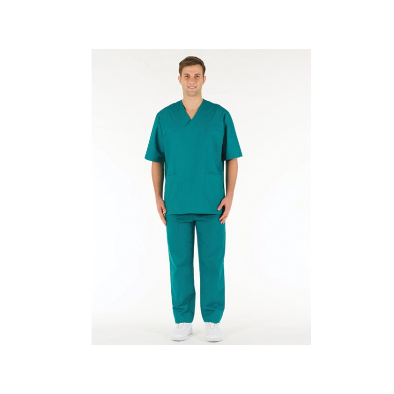 Casacca unisex Tg. L - 100% Cotone - Colore verde Casacca unisex Tg. L - 100% Cotone - Colore verde