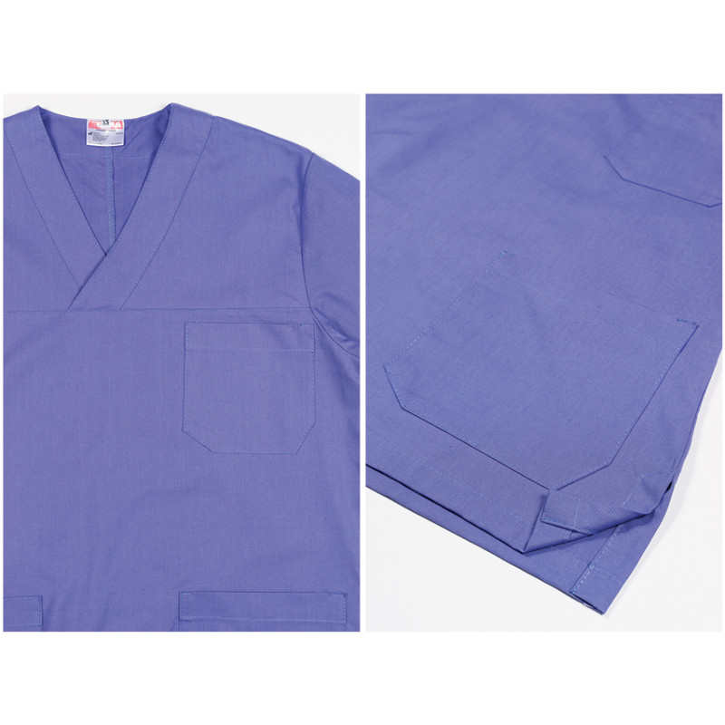 Casacca unisex Tg. M - 100% Cotone - Colore azzurro Casacca unisex Tg. M - 100% Cotone - Colore azzurro