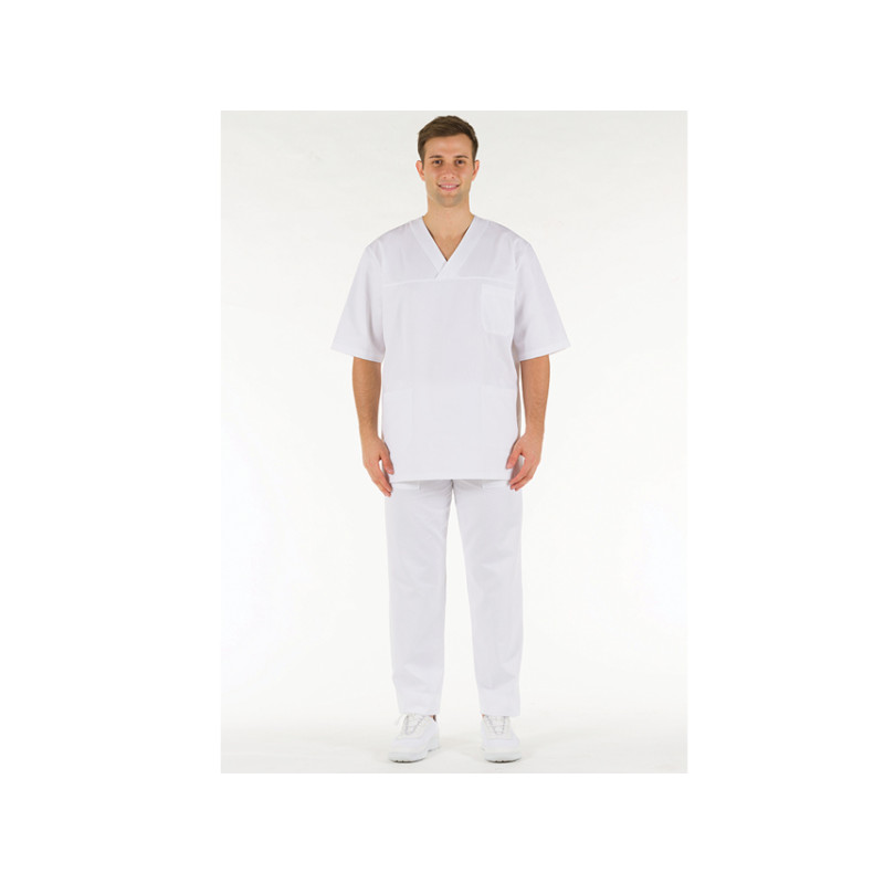 Casacca unisex Tg. XL - 100% Cotone - Colore bianco Casacca unisex Tg. XL - 100% Cotone - Colore bianco