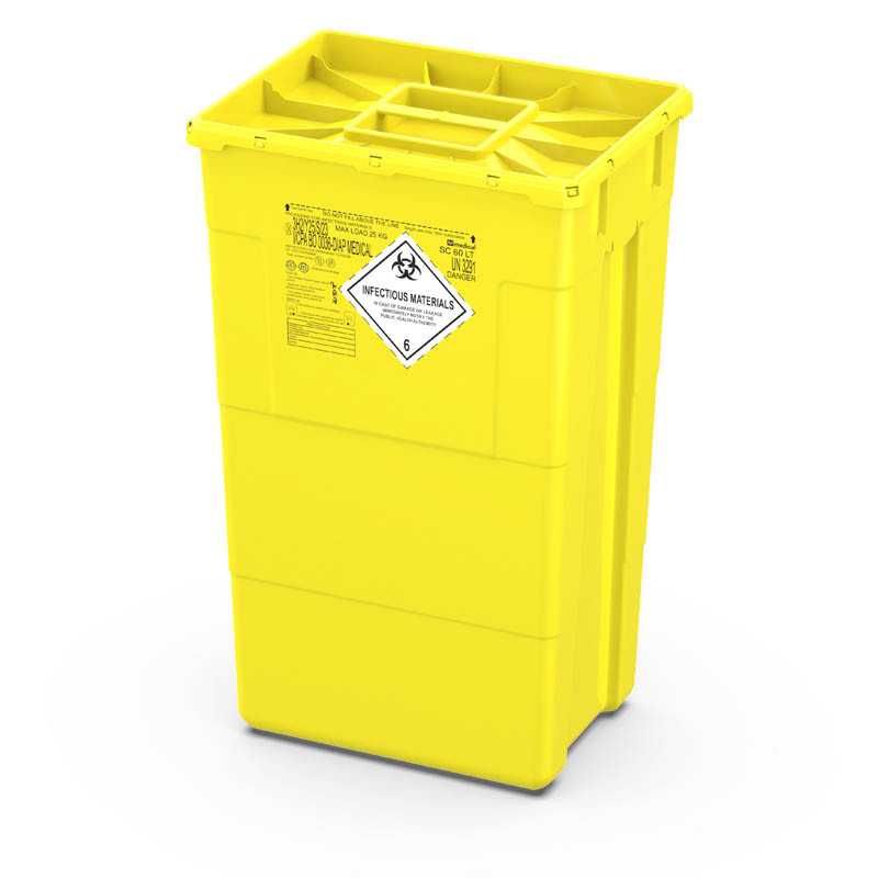 CONTENITORE RIFIUTI 60 litri - tappo singolo CONTENITORE RIFIUTI 60 litri - tappo singolo