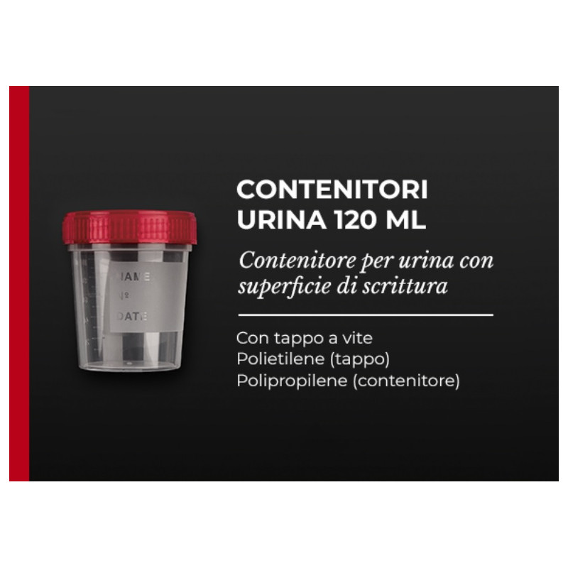 Contenitore urina 120 ml pp - Conf.singola - Conf.250 pz.