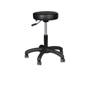 Sgabello con altezza regolabile nero