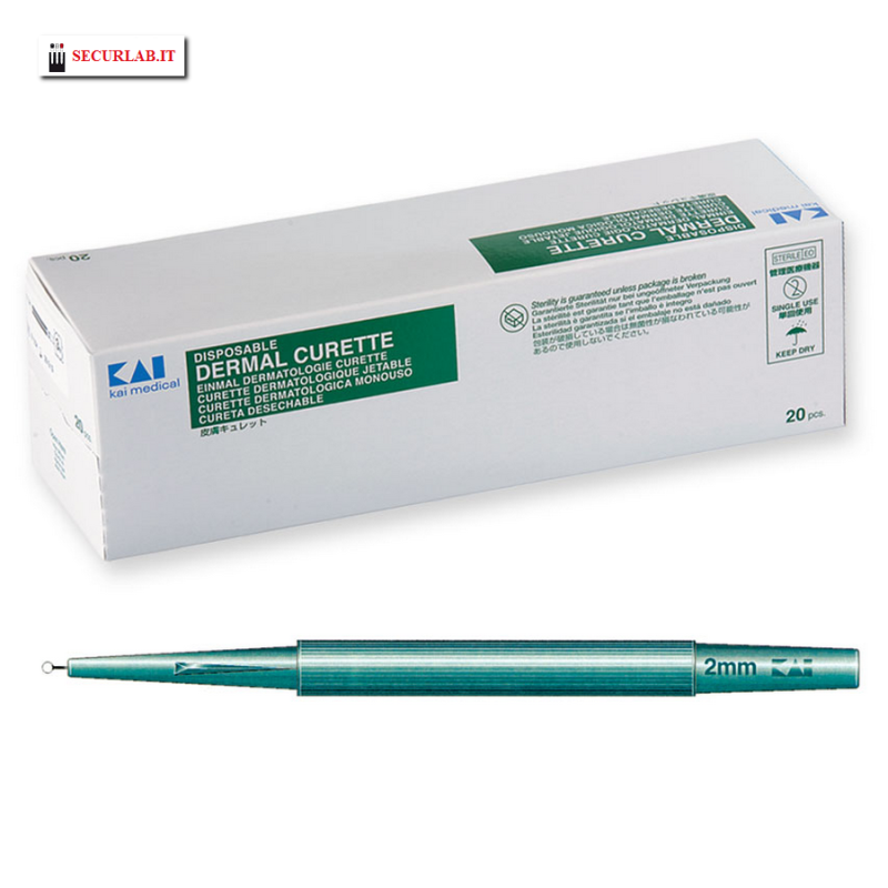 Curette dermatologiche monouso Ø 5 mm - CF/20 Curette dermatologiche monouso Ø 5 mm - CF/20