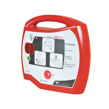 DEFIBRILLATORE AED RESCUE SAM - italiano