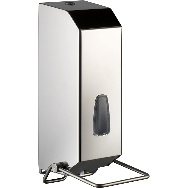 DISPENSER DISTRIBUTORE SAPONE LIQUIDO A RIEMPIMENTO CON LEVA A GOMITO - 1,2 Lt DISPENSER DISTRIBUTORE SAPONE LIQUIDO A RIEMPIMENTO CON LEVA A GOMITO - 1,2 Lt