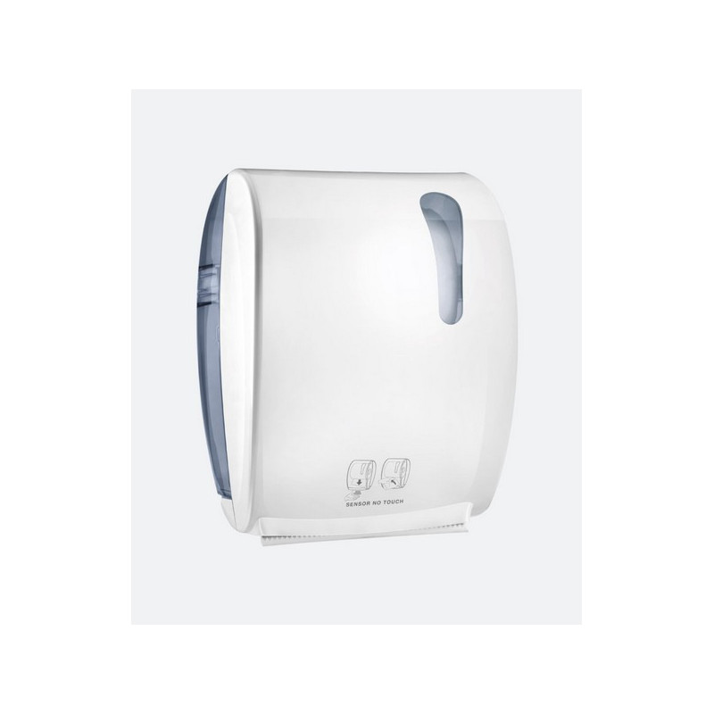 Dispenser ELETTRONICO per rotolo carta asciugamani - ADVAN 875 - Bianco