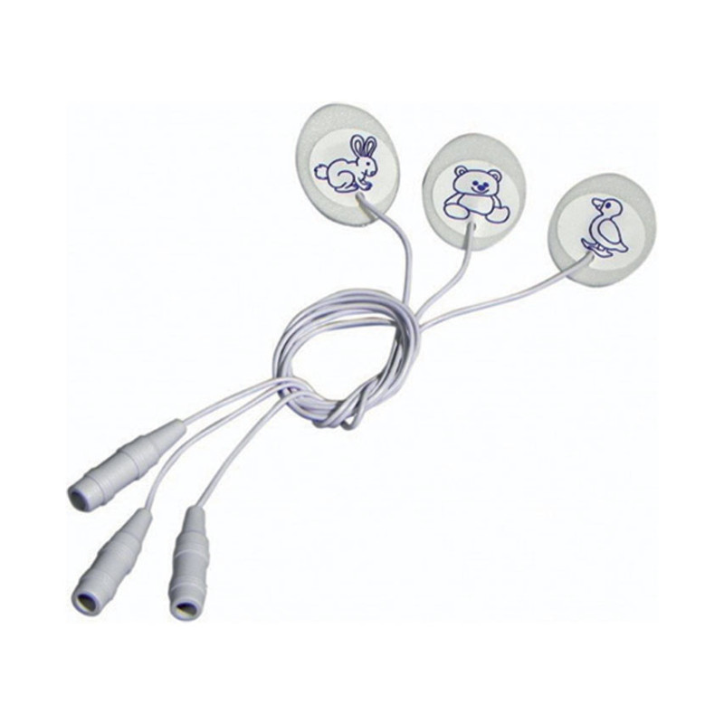 ELETTRODI FOAM MONOUSO 23-30 mm ovali con cavo 35cm - pediatrici conf. 150 pz. ELETTRODI FOAM MONOUSO 23-30 mm ovali con cavo 35cm - pediatrici conf. 150 pz.