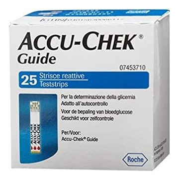 GLICEMIA * ACCU-CHEK STRISCE PER Accu-Chek Guide - CONF. 25 PZ.