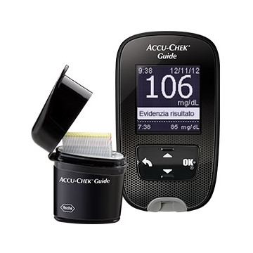 GLICEMIA ACCU-CHEK GUIDE ROCHE KIT: STRUMENTO + PUNGIDIDO FASTCLIX