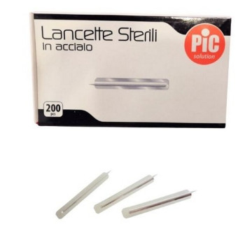 Lancette pungidito Pic sterili - Conf.200 pz.