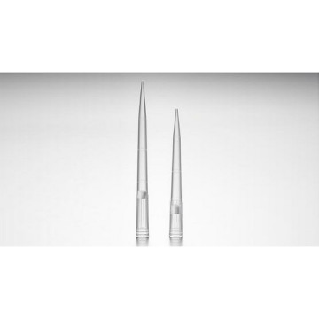 Puntale standard con filtro 0,1 - 10 µl sterile con rack con coperchio calzante (puntale fine lungo) - Conf.960 pz.