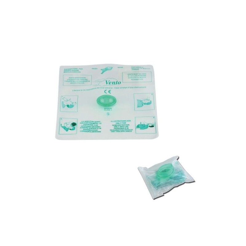 Rianimatore monouso - MASCHERINA VENTO - in polybag Rianimatore monouso - MASCHERINA VENTO - in polybag