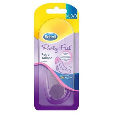 Scholl Party Feet - Retro Tallone Fascia in Gel Trasparente - 1 Paio