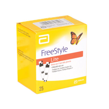 STRISCE GLUCOSIO ABBOTT FREESTYLE LITE conf. 25 pz.