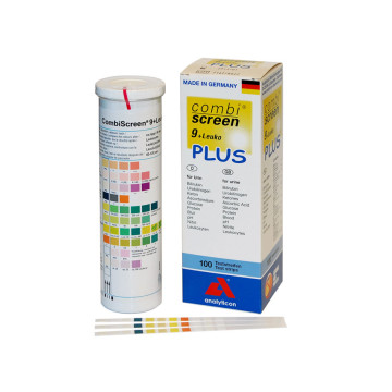 Strisce urine per test visivo COMBI SCREEN 9+LEUKO PLUS - 9+1 Parametri conf. 100 pz