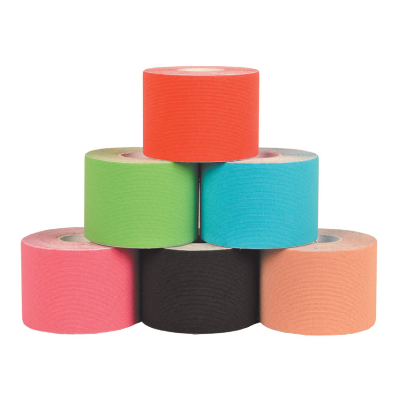 TAPING KINESIOLOGIA 5 m x 5 cm - mix 6 colori conf. 6pz TAPING KINESIOLOGIA 5 m x 5 cm - mix 6 colori conf. 6pz
