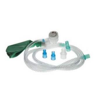 UNITA' RESPIRATORIA MANUALE CON PALLONE LT.2 - Con immissione di gas laterale