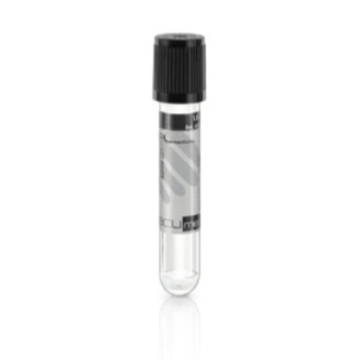 Vacumed® provette sottovuoto 13×75 mm con Sodio Citrato 3,2% x 1,8 ml di sangue per VES, tappo nero, sterile - Conf. 100 pz