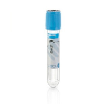Vacumed® provetta sottovuoto 13×75 mm con Sodio Citrato 3,2% x 2,7 ml di sangue per coagulazione, tappo azzurro, sterile - Conf