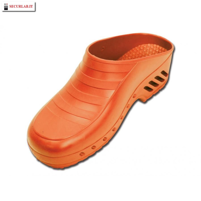 Zoccoli Arancioni senza fori 34-35 paio Zoccoli Arancioni senza fori 34-35 paio