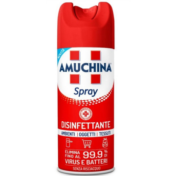 Amuchina Spray Disinfettante Virucida Battericida e Fungicida per ambienti oggetti e tessuti - 400 ml