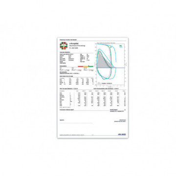 Spirometro SPIROLAB con display a colori stampante e software + SpO2