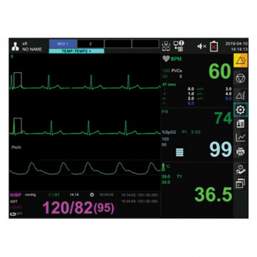 MONITOR GIMA BM3 PRO - SpO2+ECG+NIBP+TEMP+RESP